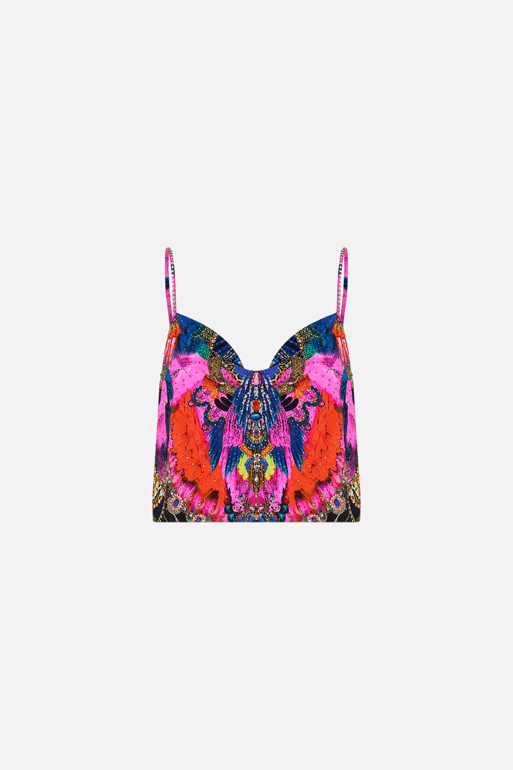 BIAS CROP CAMI DANCING WITH DESTINY