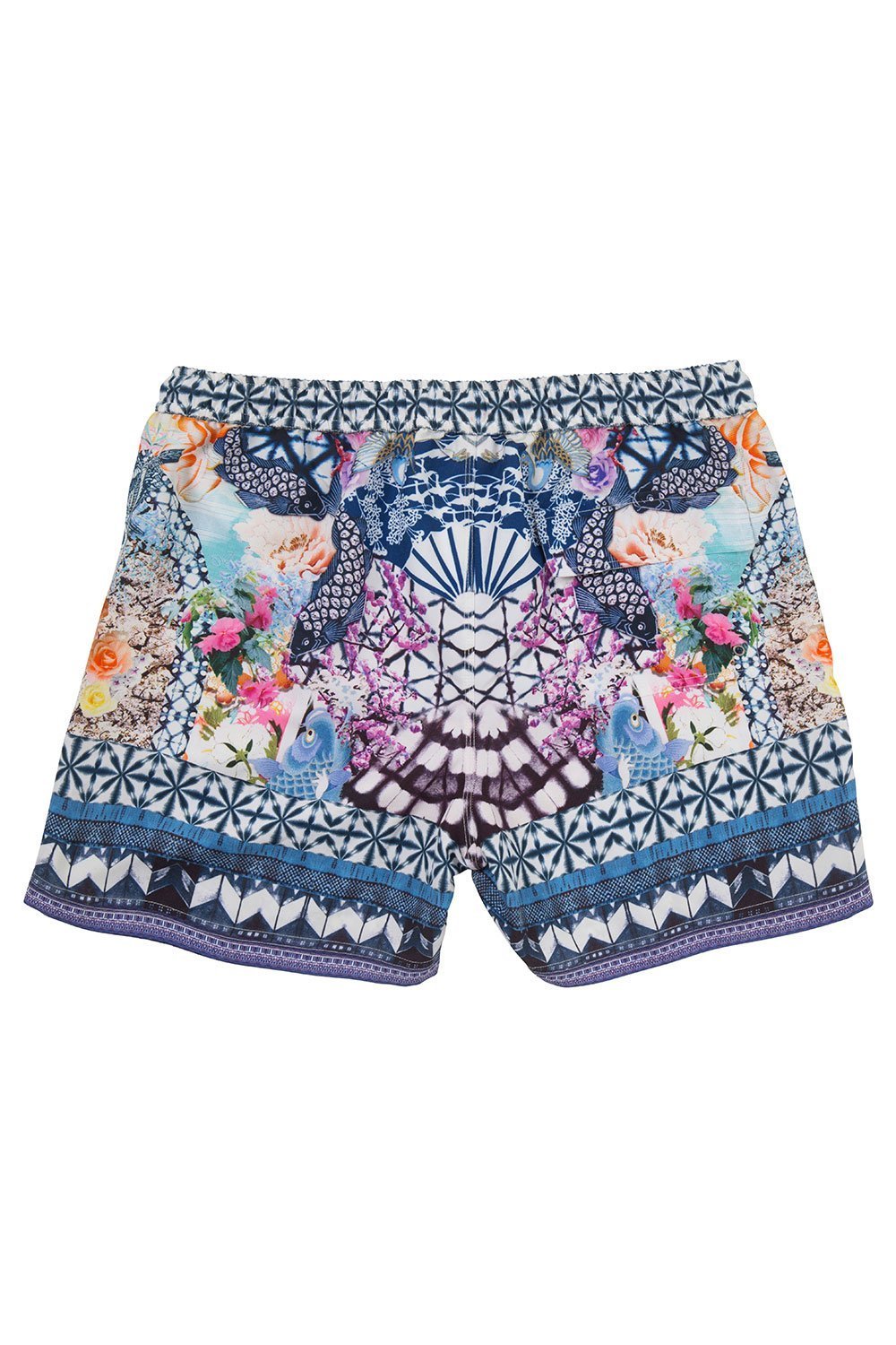 MEN'S ELASTIC WAIST BOARDSHORT SHIBORI SHORES