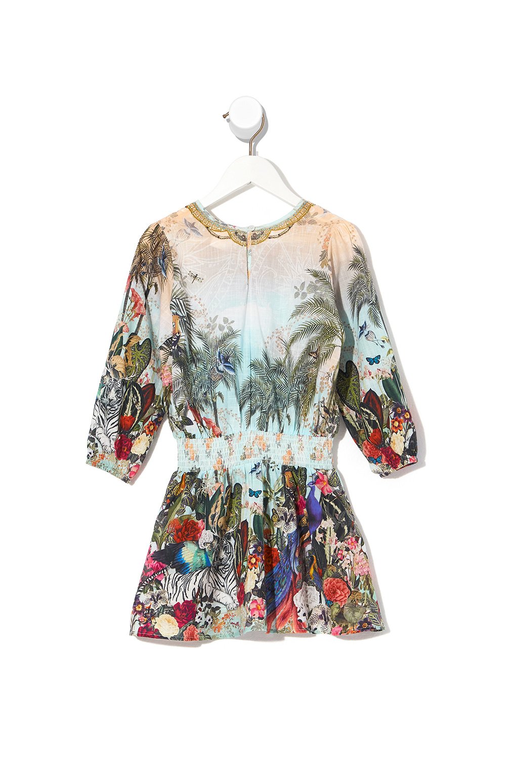 KIDS RELAXED SHIRRED WAIST DRESS GULLY OF JUPITER