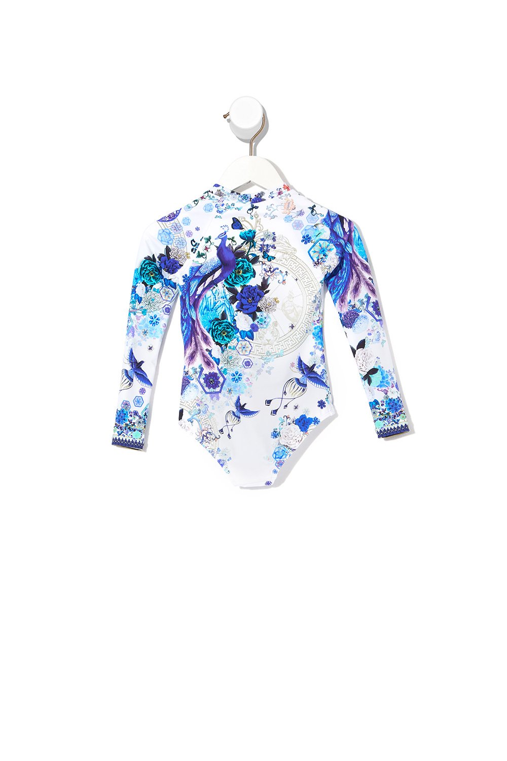 INFANTS PADDLESUIT WHITE SIDE OF THE MOON