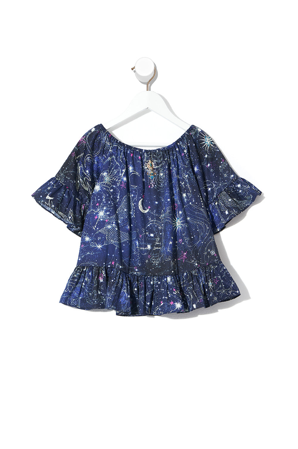 KIDS A-LINE FRILL DRESS STARGAZERS DAUGHTER