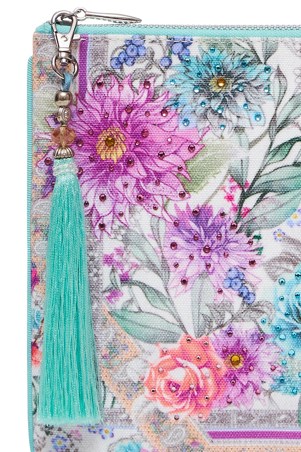 SMALL CANVAS CLUTCH FOREVER FAR