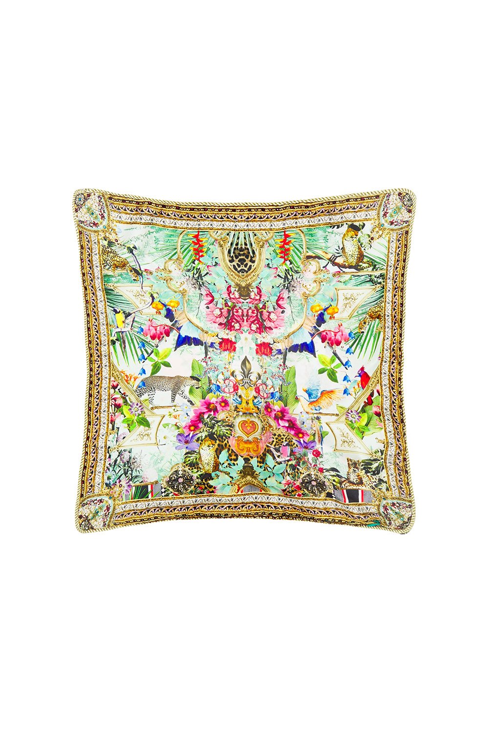 SMALL SQUARE CUSHION CHAMPAGNE COAST