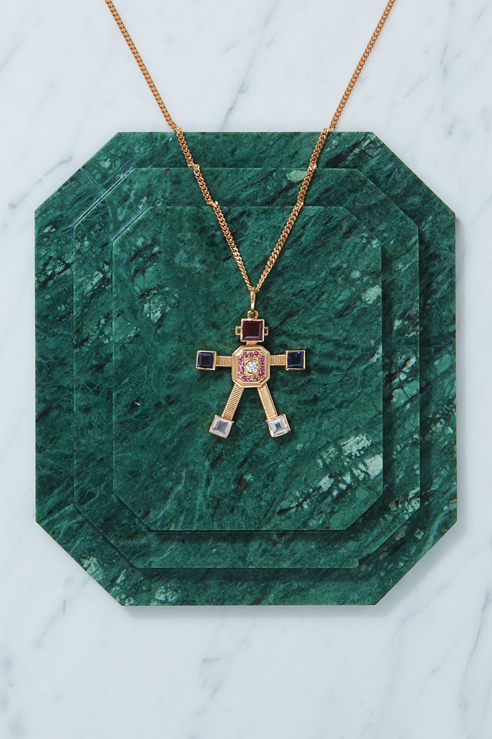 PINKY ROBOT PENDANT MULTI