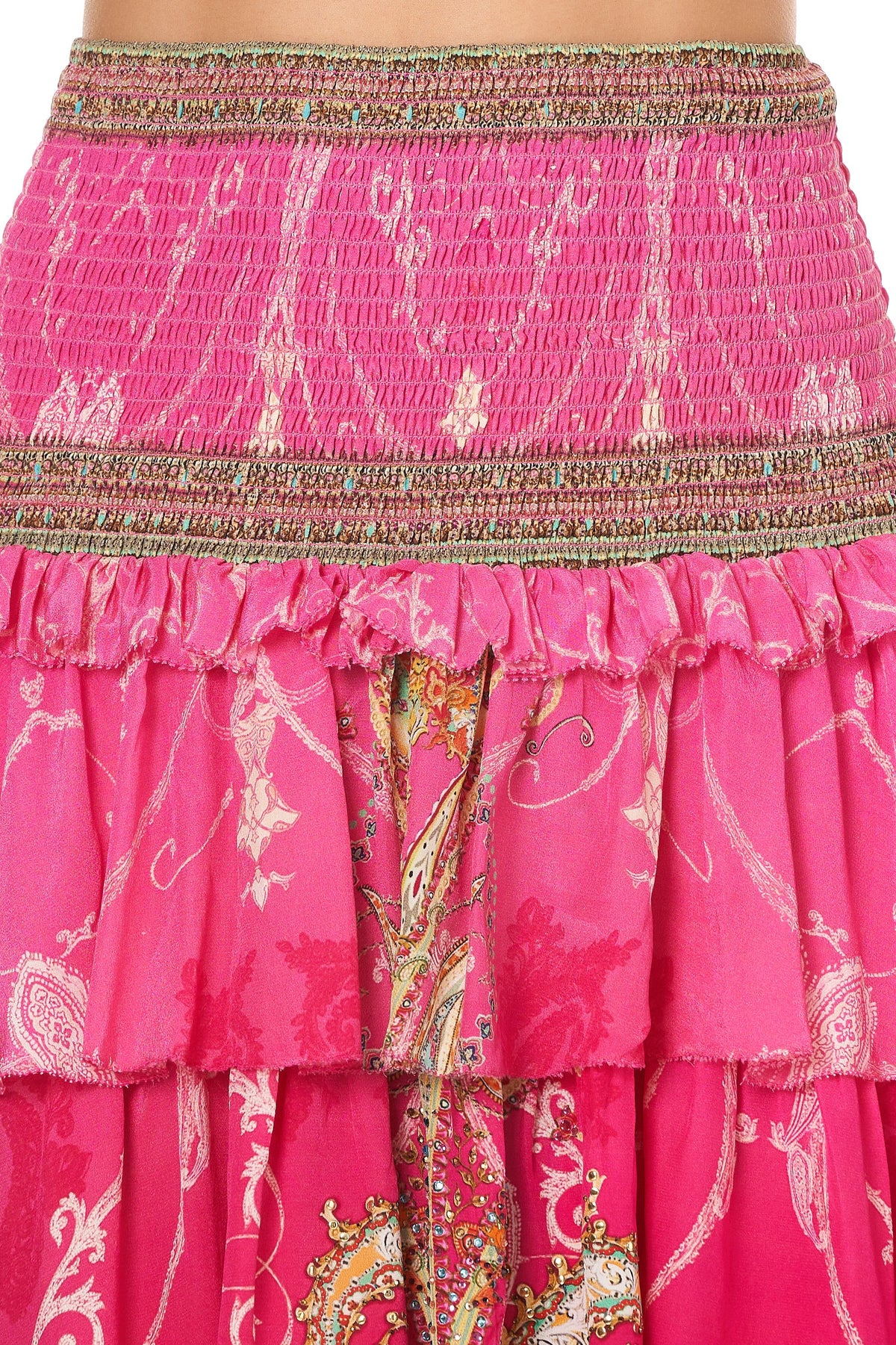 LAYERED FRILL SKIRT RAINBOW RHYTHM