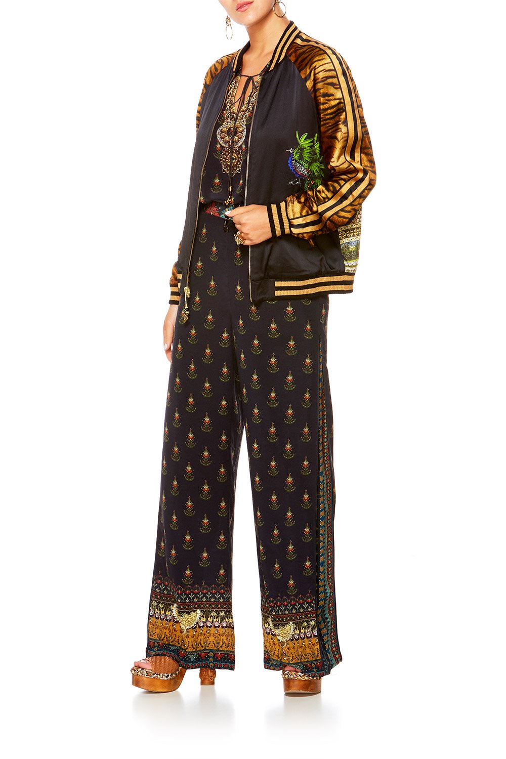 OVERSIZED BOMBER A WOMAN'S WISDOM