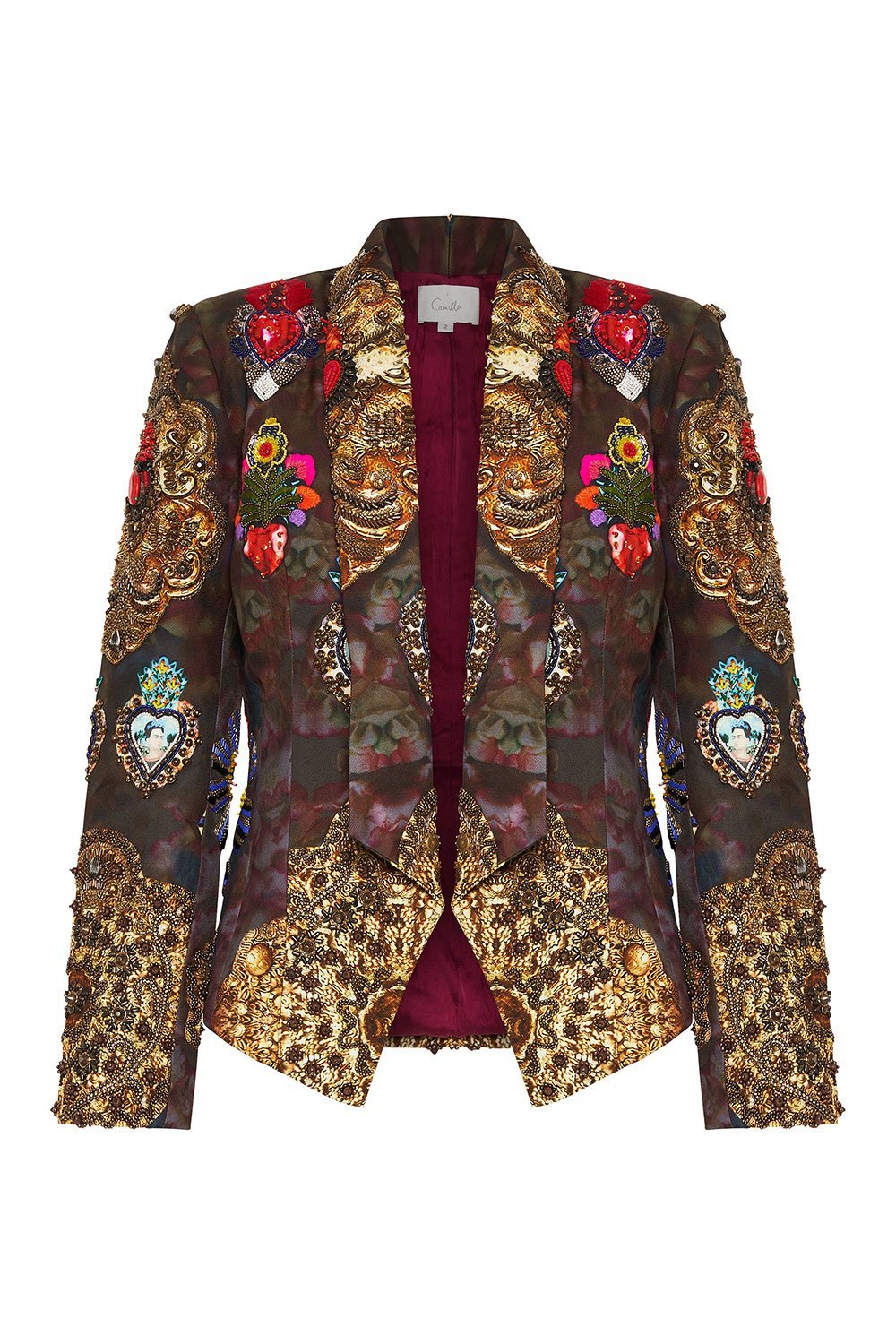 EMBELLISHED JACKET MILAGRO CHARM