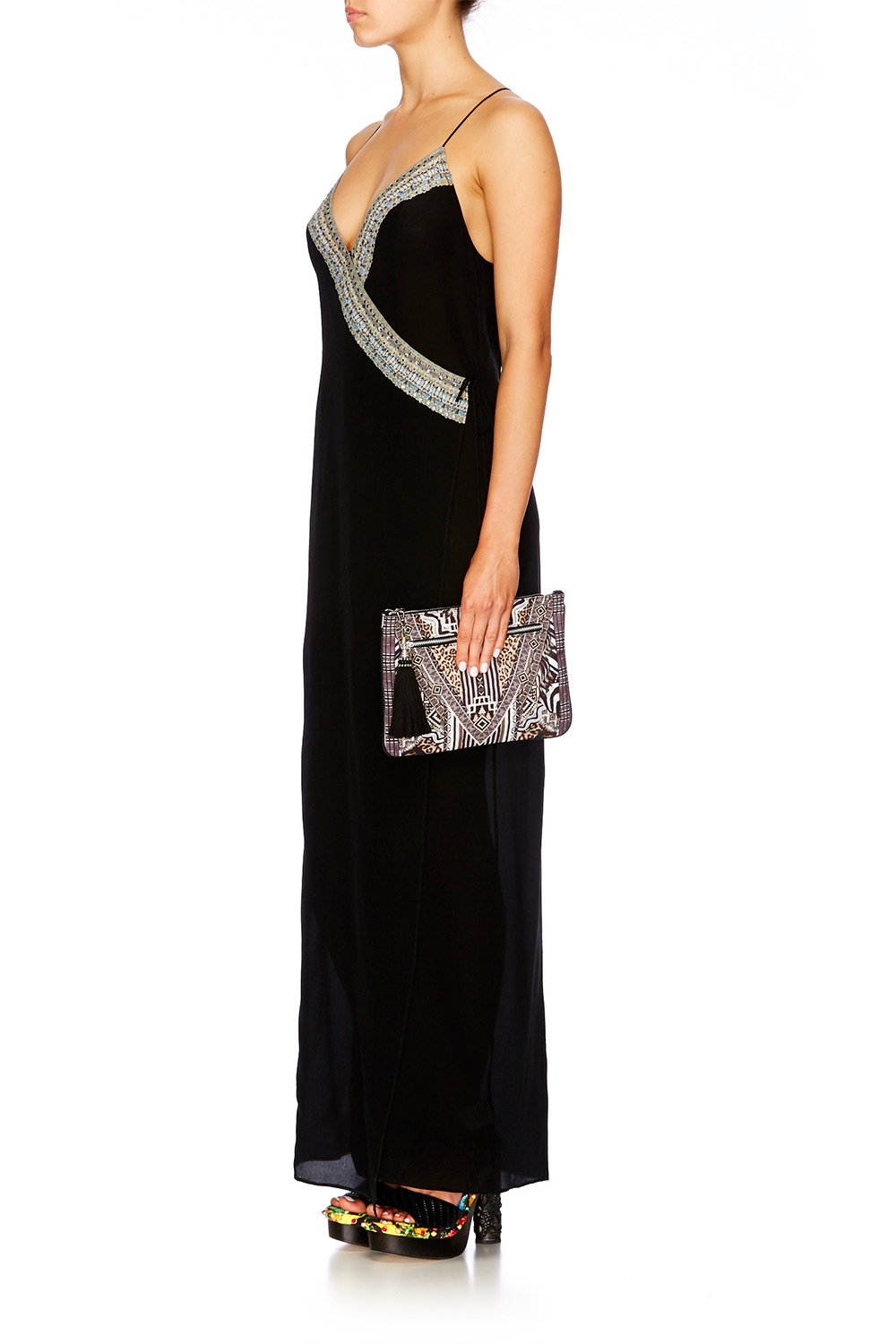 TRIBAL THEORY SMALL CANVAS CLUTCH