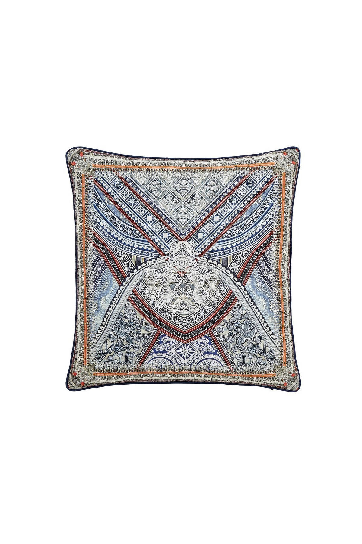 ANTIQUE BATIK SMALL SQUARE CUSHION