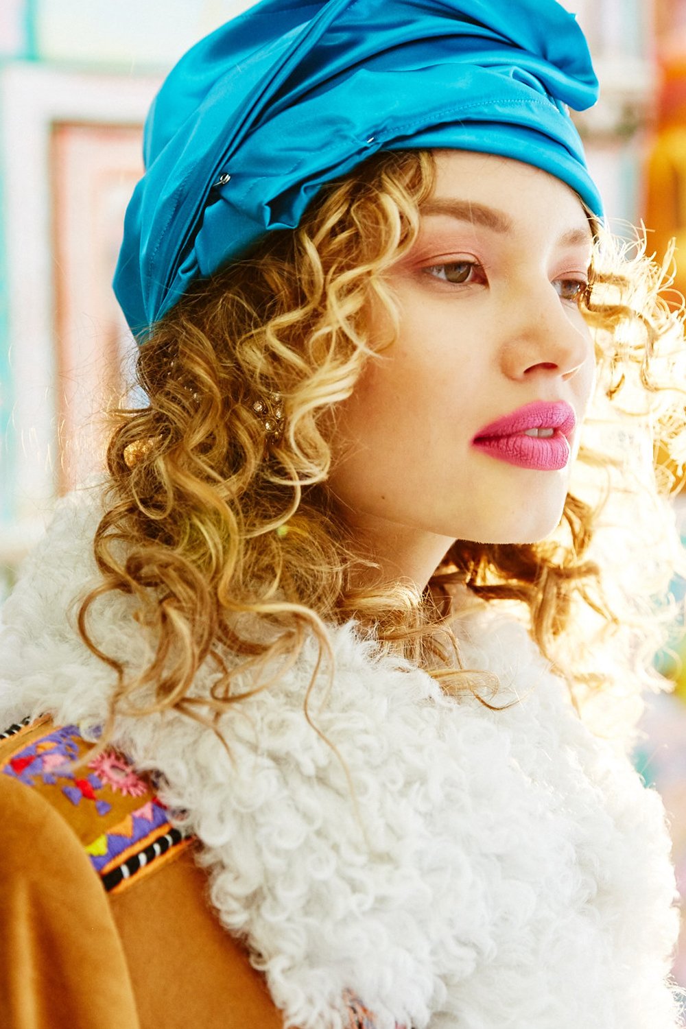 FAMILY GATHERING SHEARLING COAT