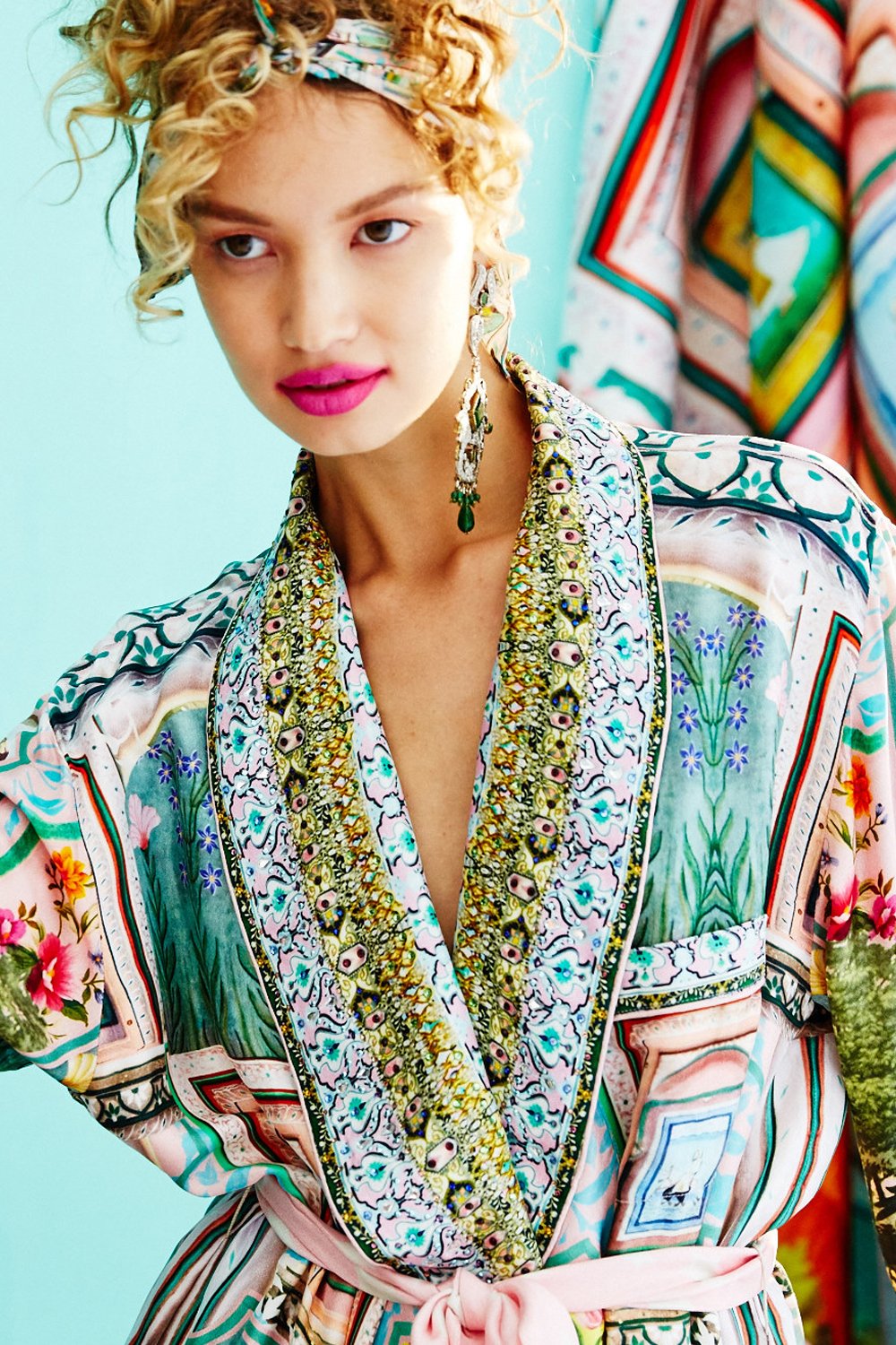 MATRIARCH MUSINGS LONG ROBE W TIE