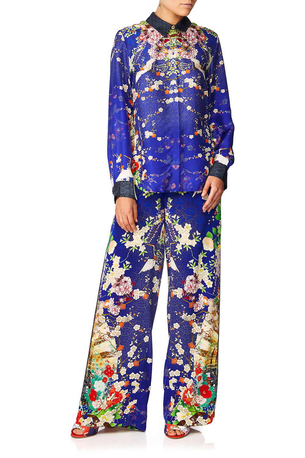 CAMILLA MAIKOS MIDNIGHT SLIM FIT LONG SLEEVE SHIRT