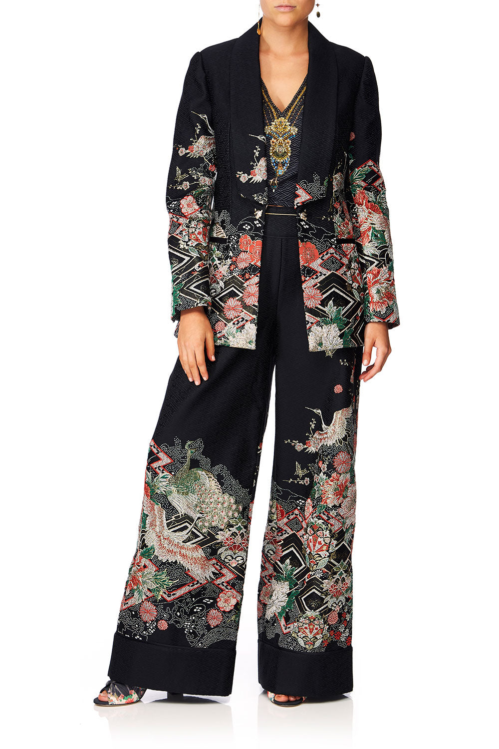 CAMILLA MIDNIGHT MOONCHILD JACQUARD JACKET