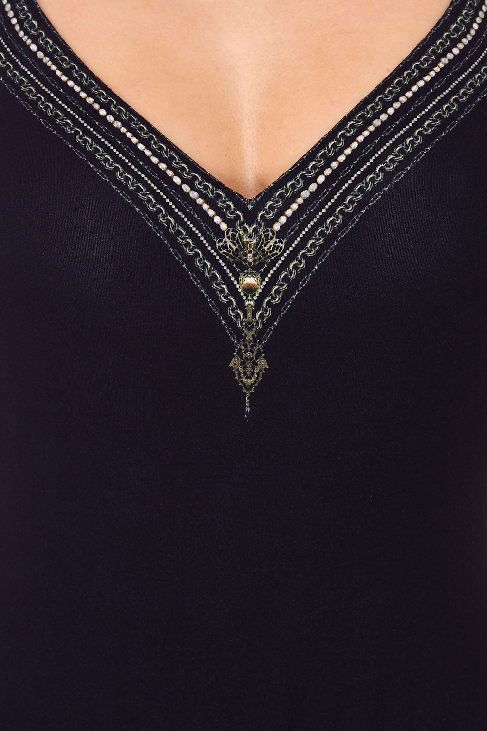 CAMILLA MIDNIGHT MOONCHILD LOW BACK BODYSUIT