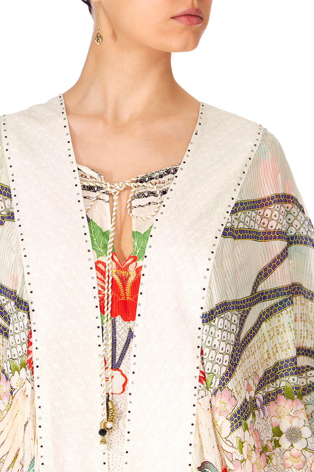 CAMILLA MS MAIKO LONG SLEEVE LONG CAPE