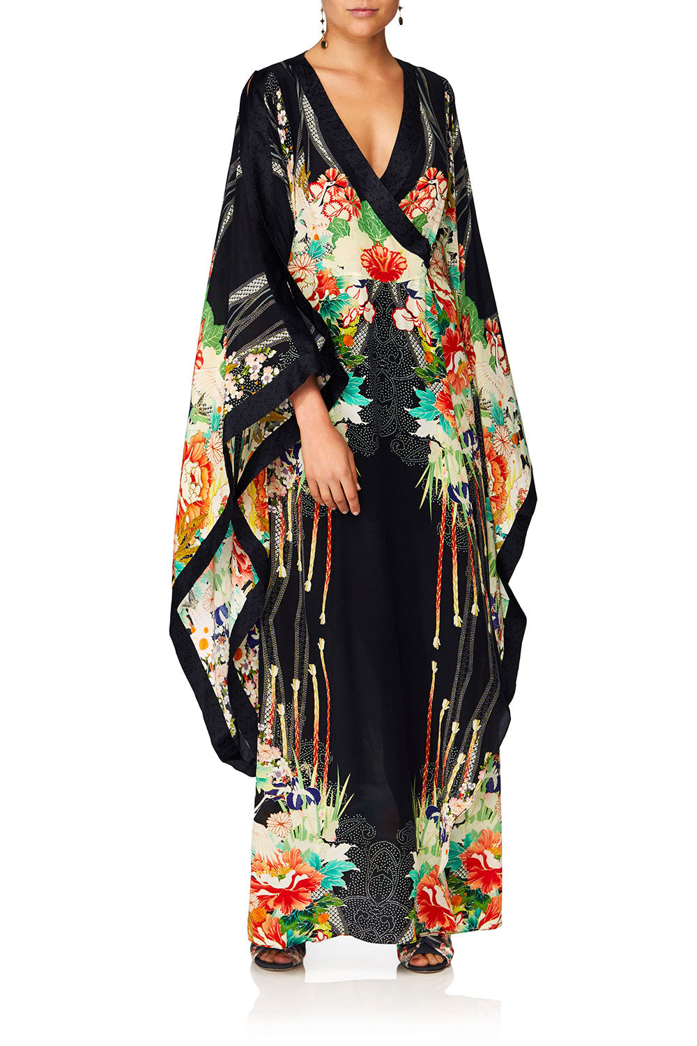 CAMILLA QUEEN OF KINGS KIMONO WSPLIT SLEEVE