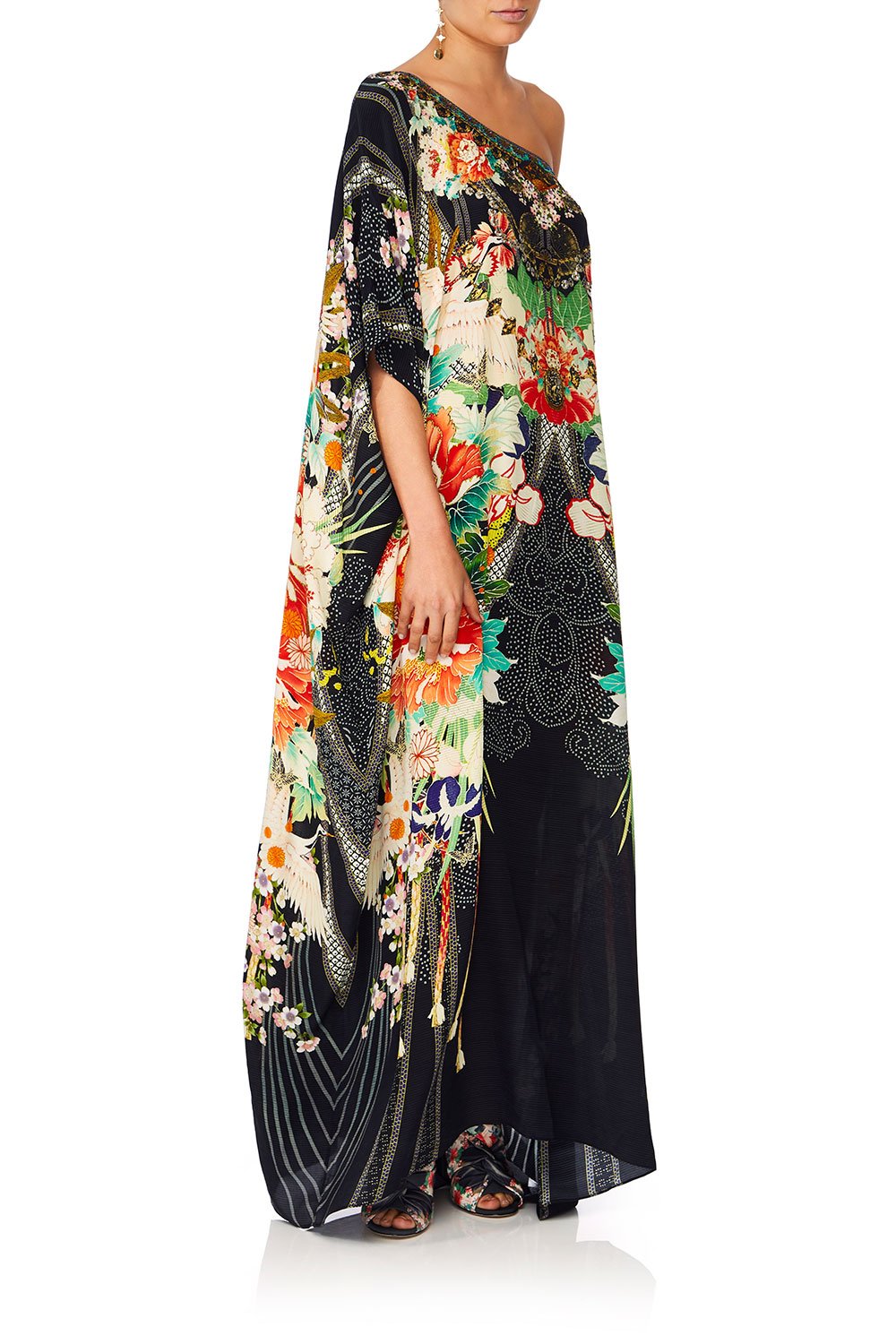 CAMILLA QUEEN OF KINGS ROUND NECK KAFTAN