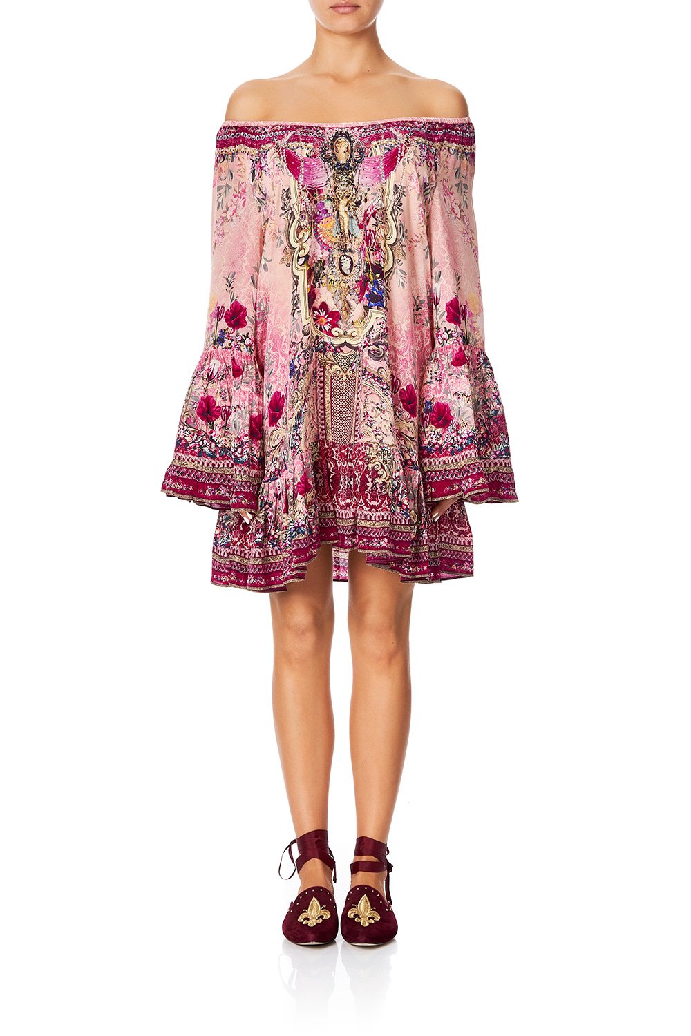 A LINE FRILL DRESS LA BELLE