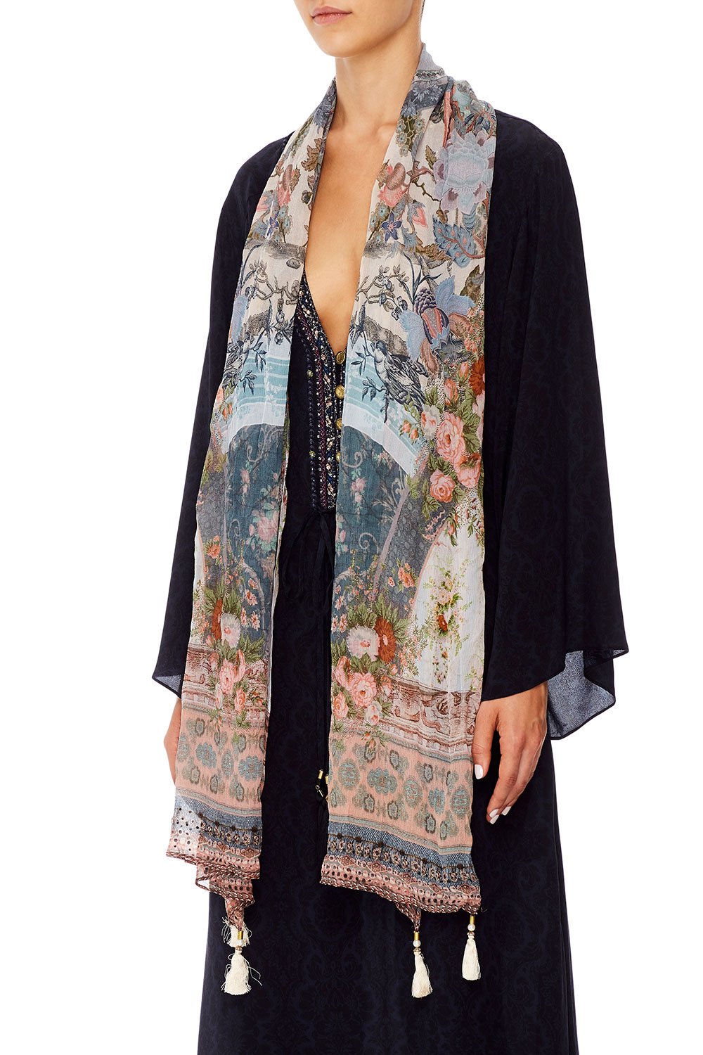 LONG SCARF BLANCHES BLESSING