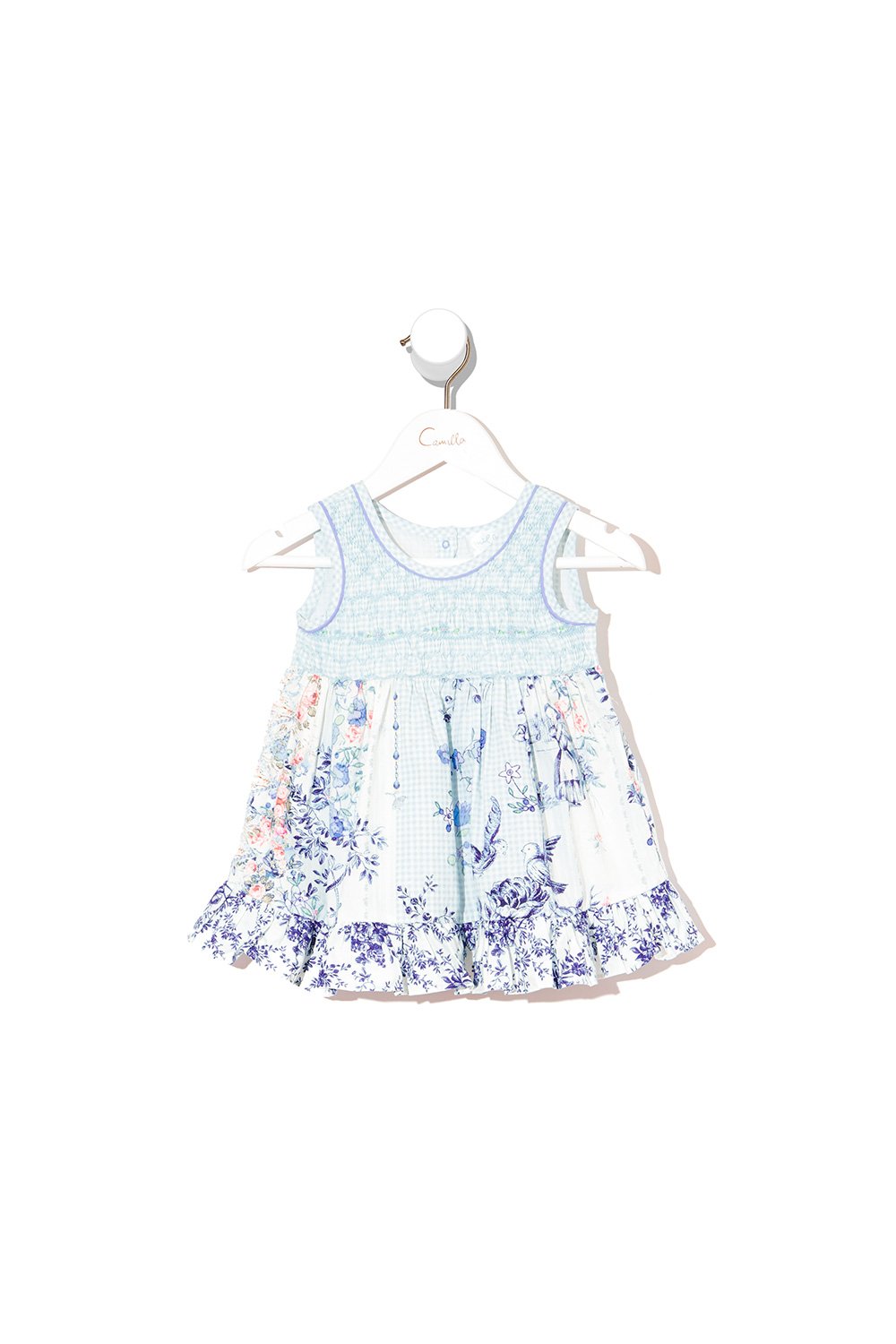 BABIES DRESS WITH SHIRRING PETIT DREAMER