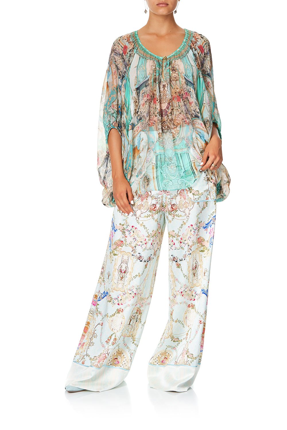 CAMILLA BLOUSE WITH KEYHOLE FRONT I DREAM OF MARIE