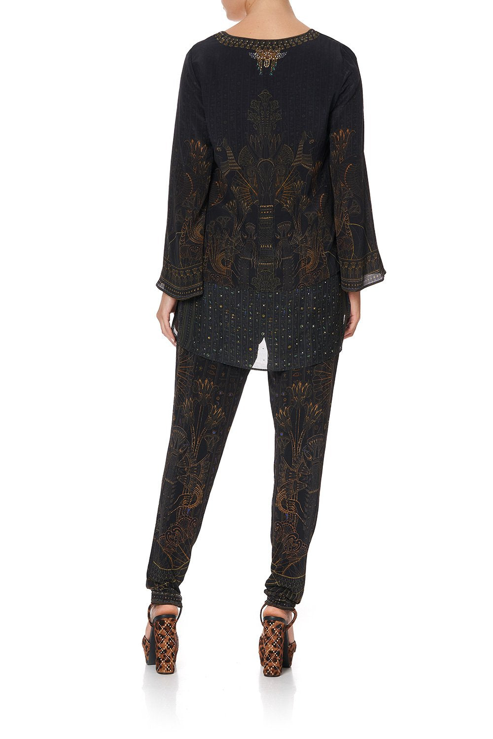 BLOUSE WITH SIDE SPLIT COBRA KING