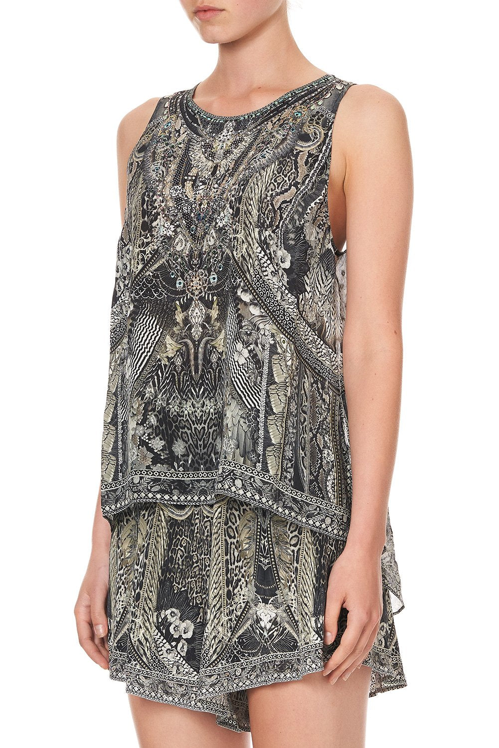 BUTTON BACK TOP ONE TRIBE