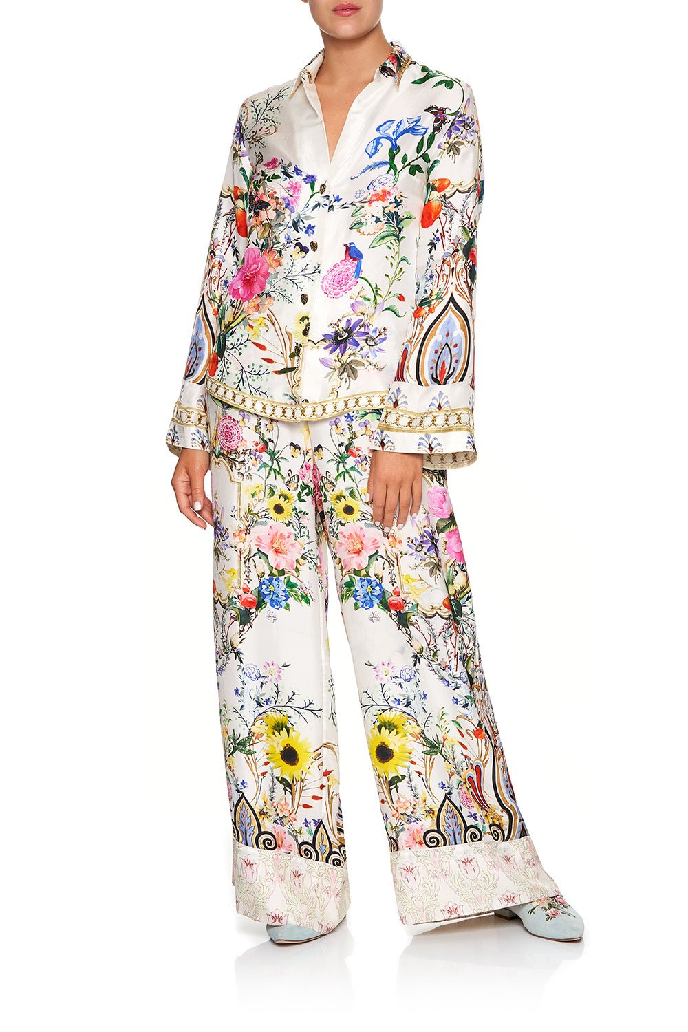 BUTTON DOWN SHIRT WITH CONTRAST BOHEME