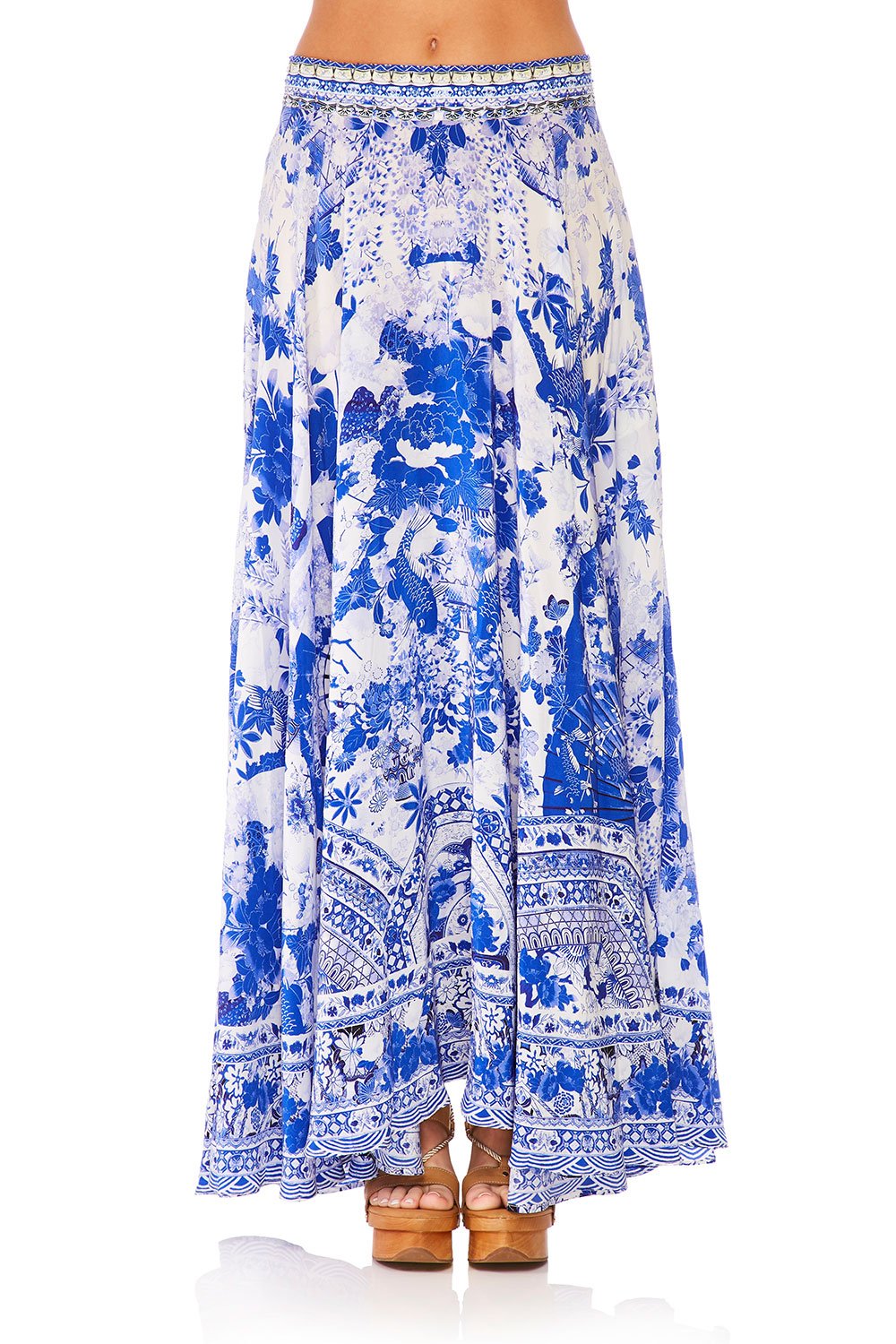 CAMILLA CIRCLE SKIRT THE FAN SEA