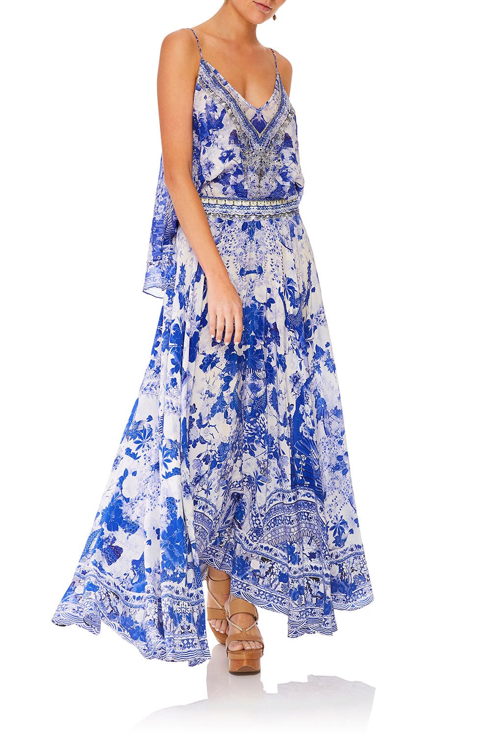 CAMILLA CIRCLE SKIRT THE FAN SEA