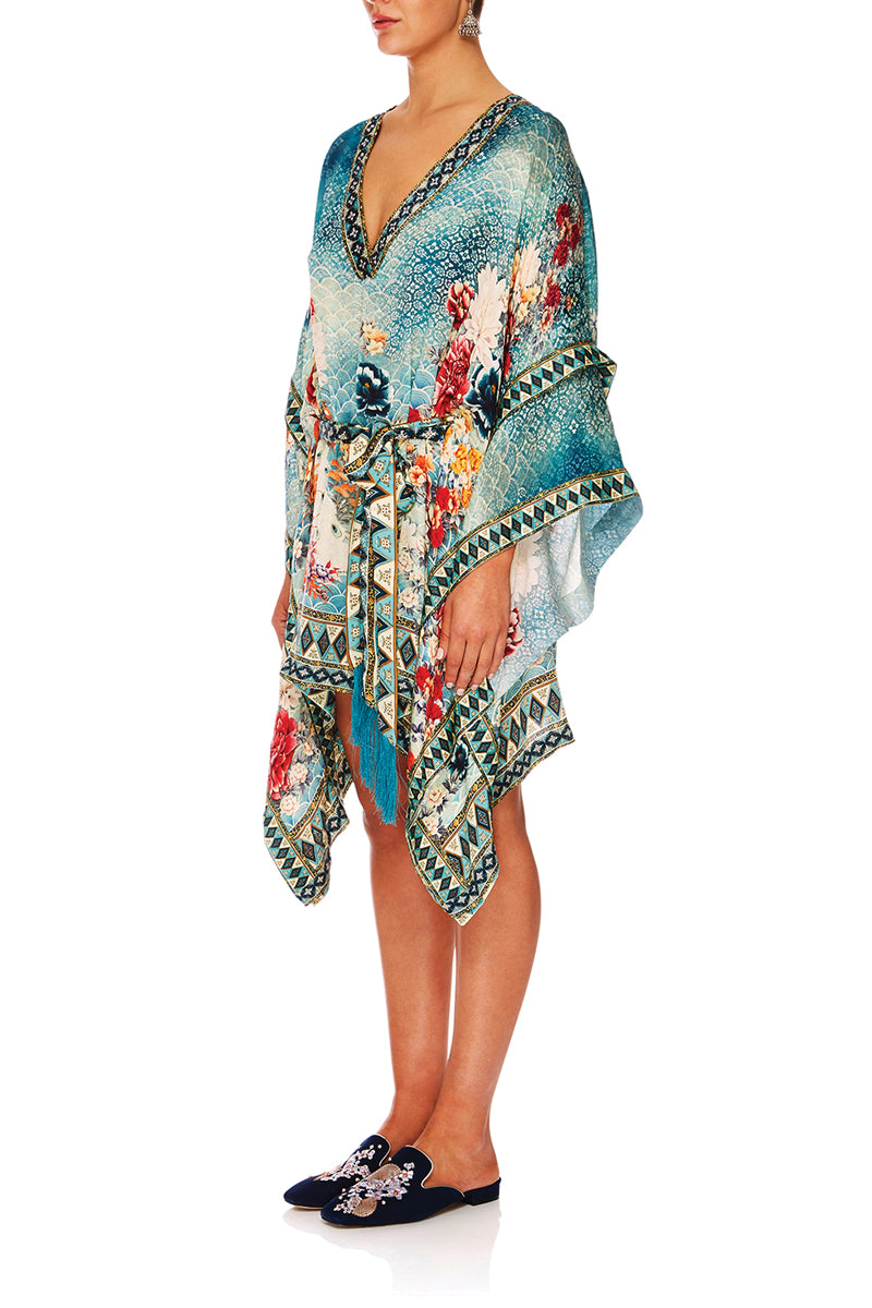 CAMILLA HER HEIRLOOM DOUBLE LAYER KIMONO SLEEVE DRESS