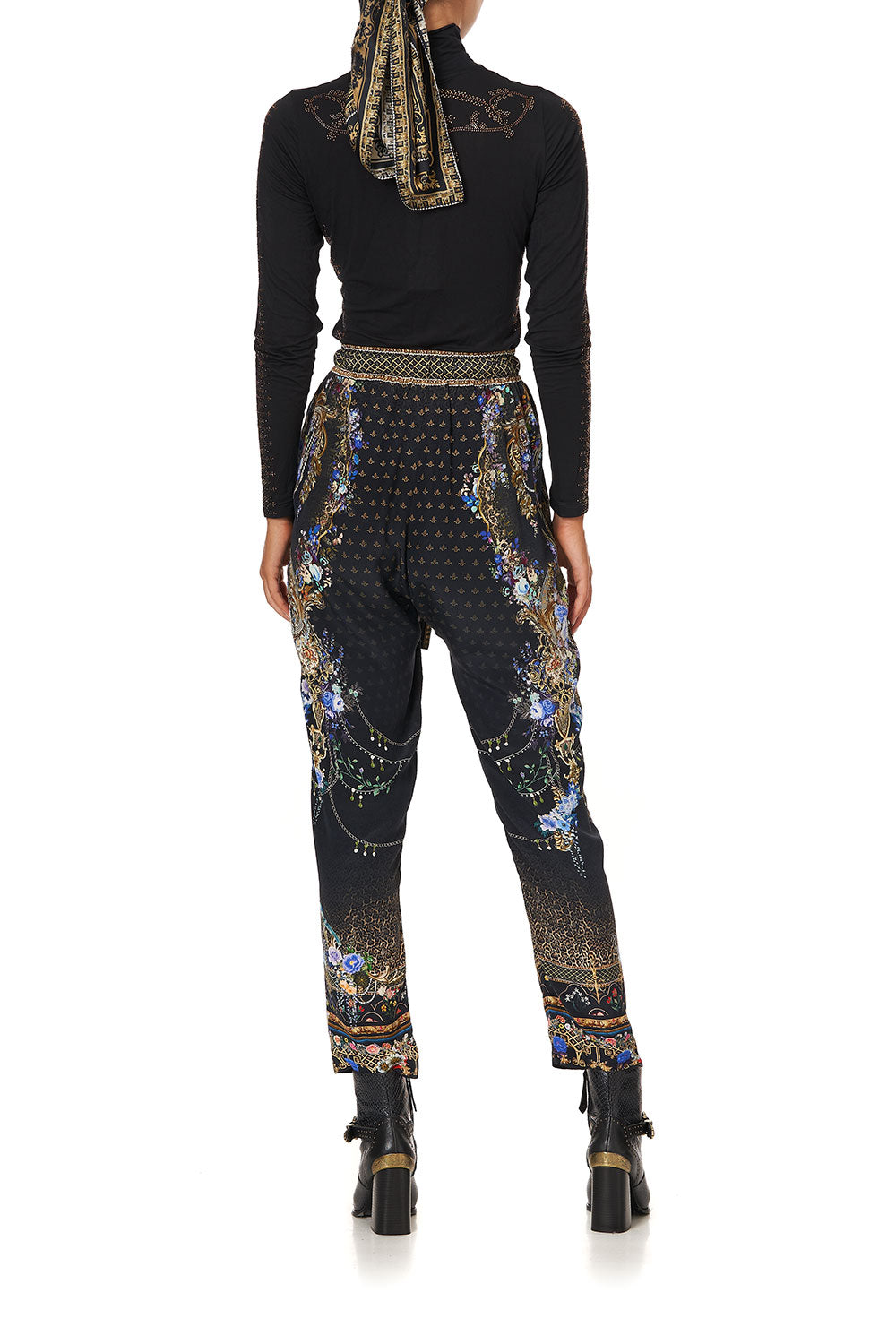 JERSEY TURTLENECK LUXE BLACK