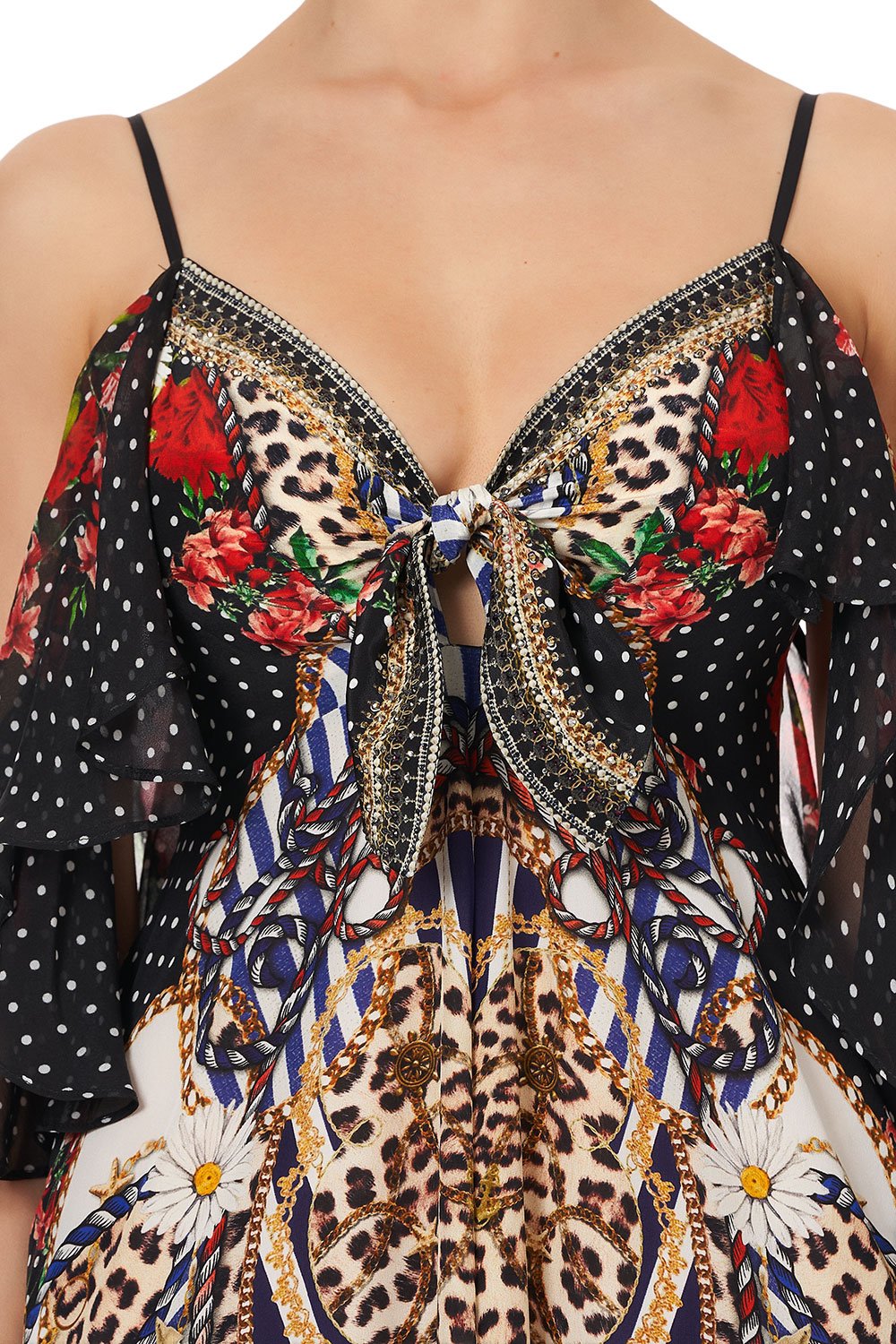 DROP SHOULDER LONG DRESS DEAR BRIGITTE