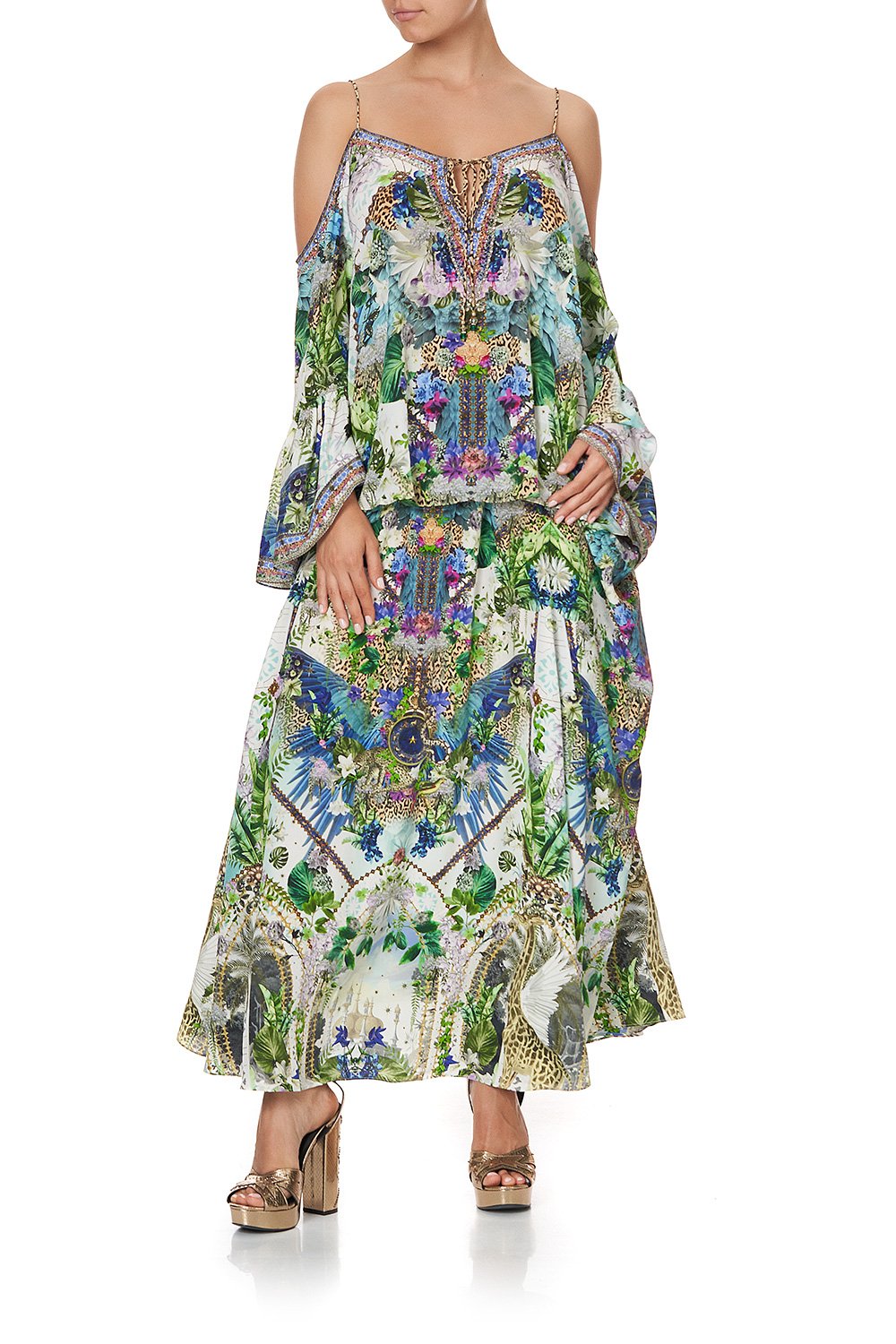 DROP SHOULDER TOP MOON GARDEN