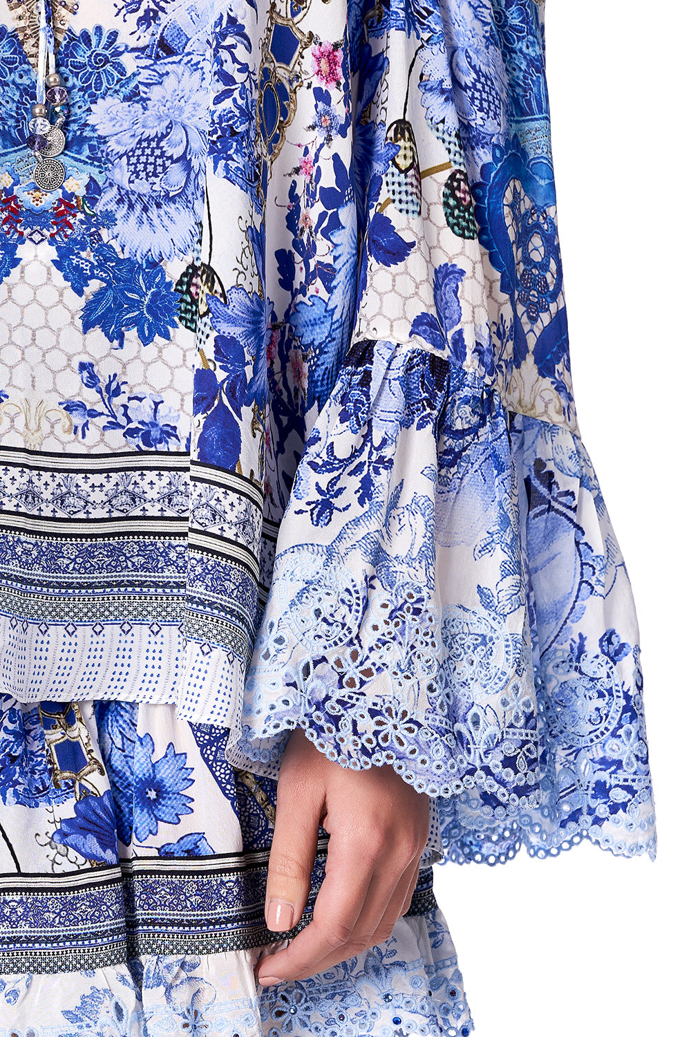 DROP SHOULDER TOP PAINTED PROVINCIAL