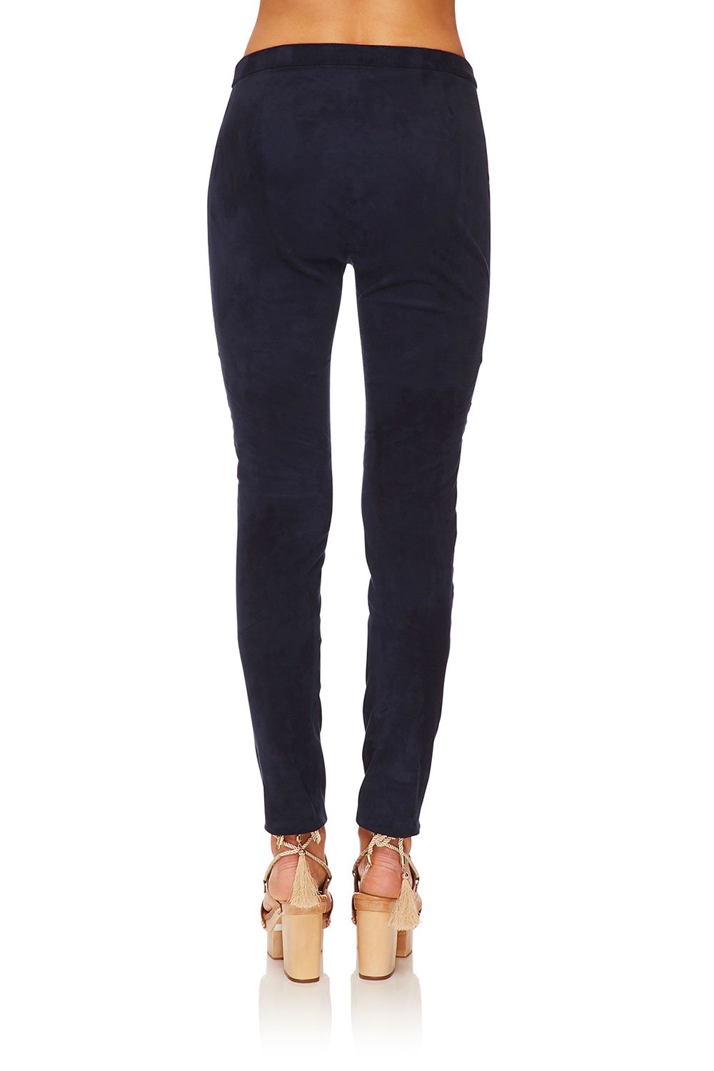 CAMILLA FOR THE FANS ELASTIC WAISTBAND SUEDE LEGGING