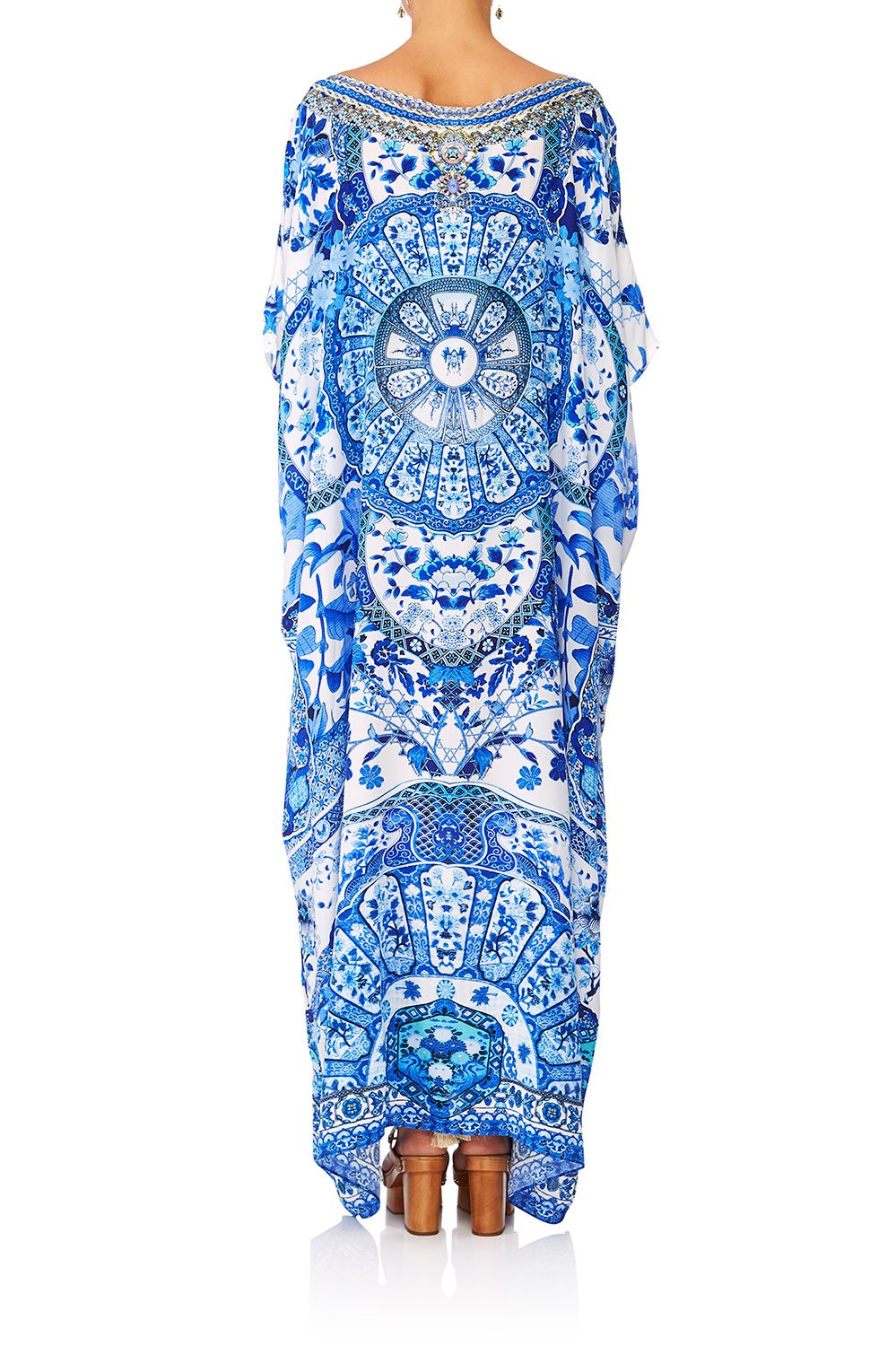 CAMILLA ETERNITYS EMPIRE ROUND NECK KAFTAN