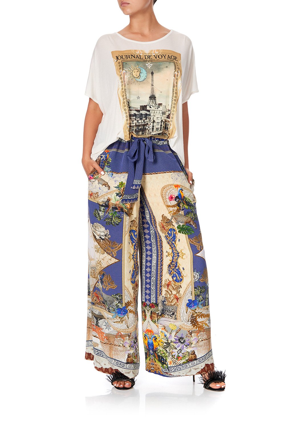 LOUNGE TROUSER WITH WAIST TIE MUSE NOVELS