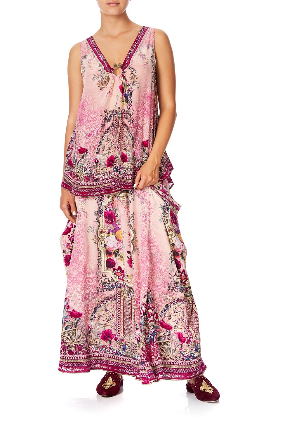 WIDE STRAP U-RING TOP LA BELLE