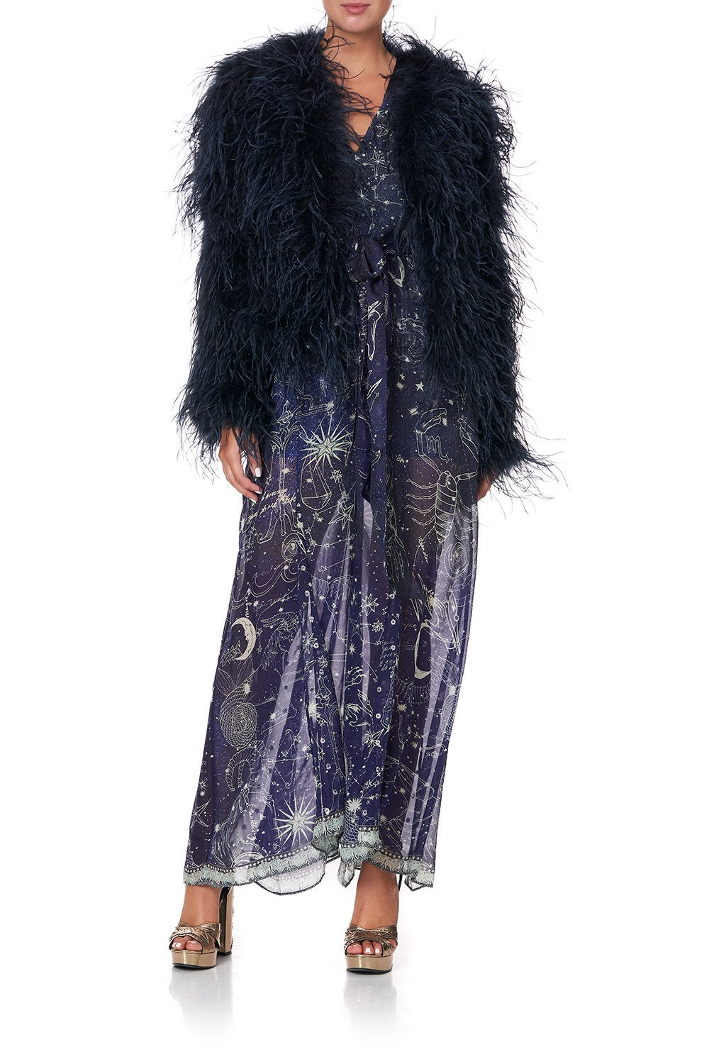 FEATHER JACKET ITS A SIGN