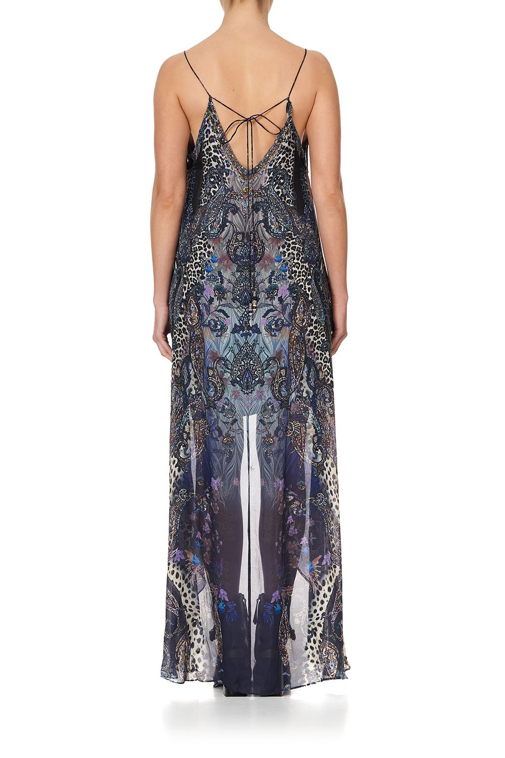 FLARED MINI WITH SHEER OVERLAY FESTIVAL EXPRESS