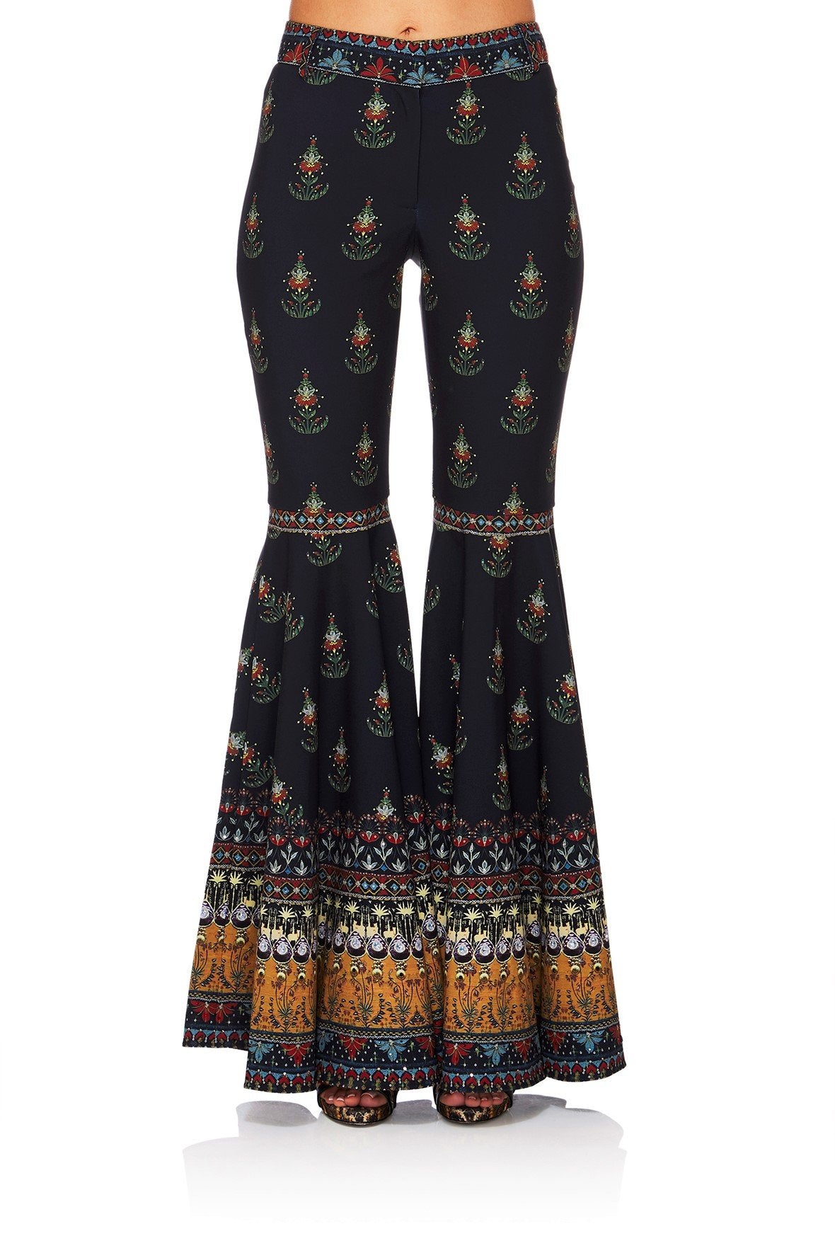 BLISS OF BOHEMIA FLARED TROUSER W SIDE POCKET