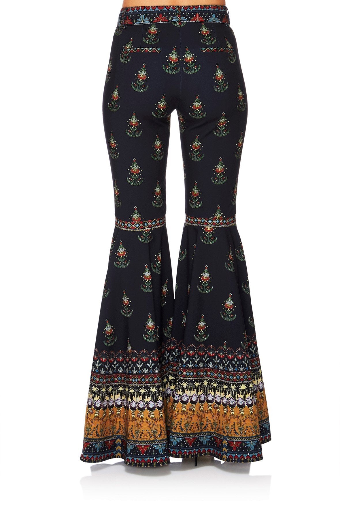 BLISS OF BOHEMIA FLARED TROUSER W SIDE POCKET