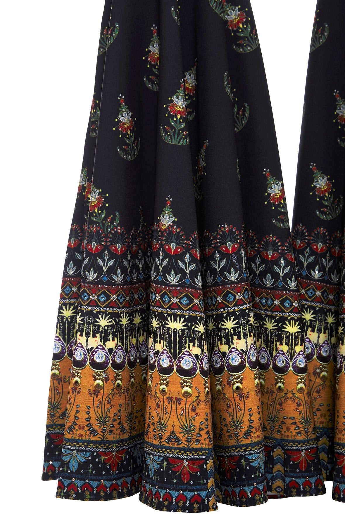 BLISS OF BOHEMIA FLARED TROUSER W SIDE POCKET