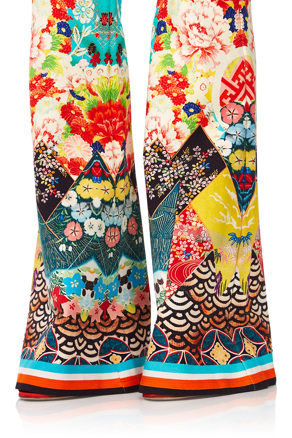 CAMILLA GALAXY GIRL HIGH WAISTED FLARED TROUSER