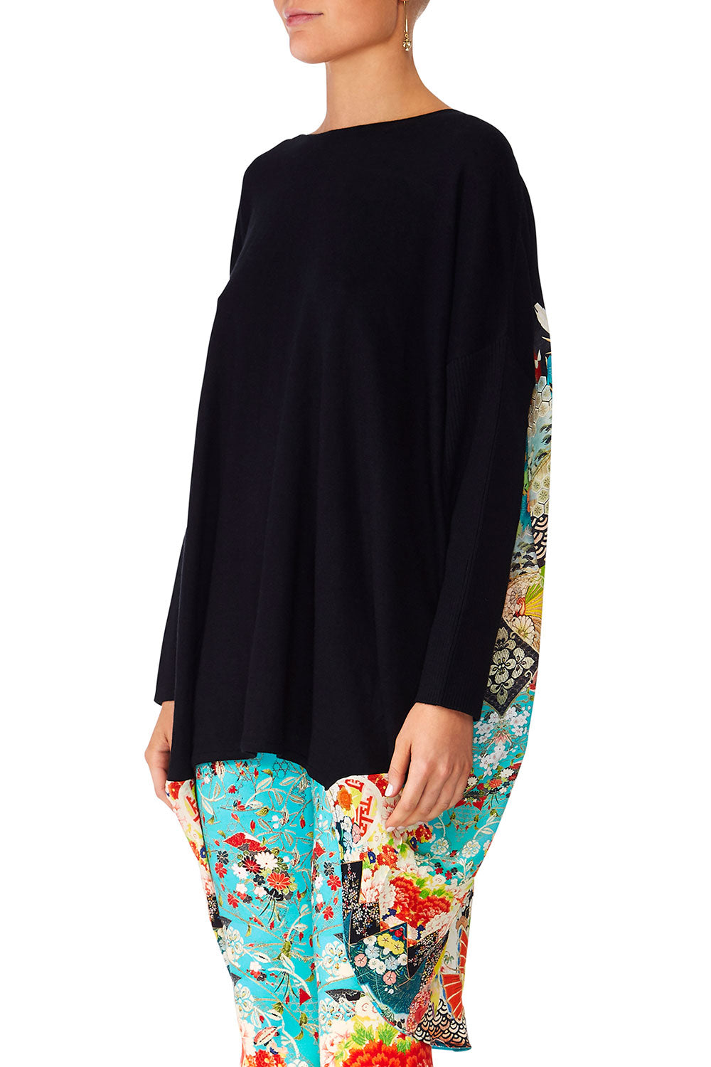 CAMILLA GALAXY GIRL LONG SLEEVE JUMPER W PRINT BACK