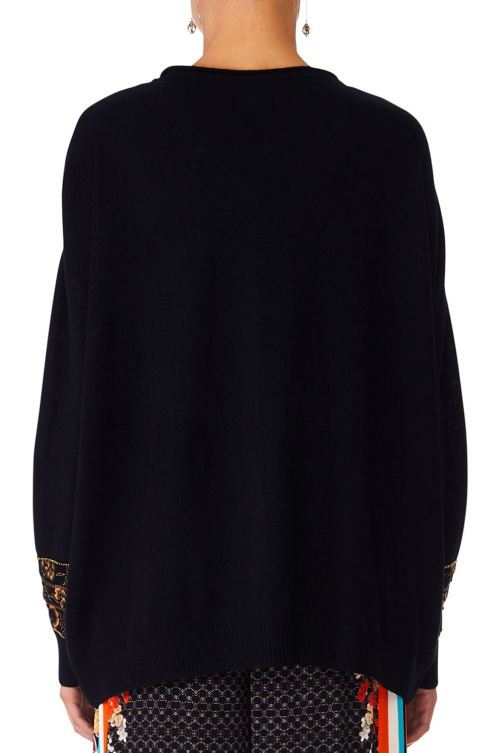 CAMILLA GALAXY GIRL LOOSE FIT V NECK JUMPER