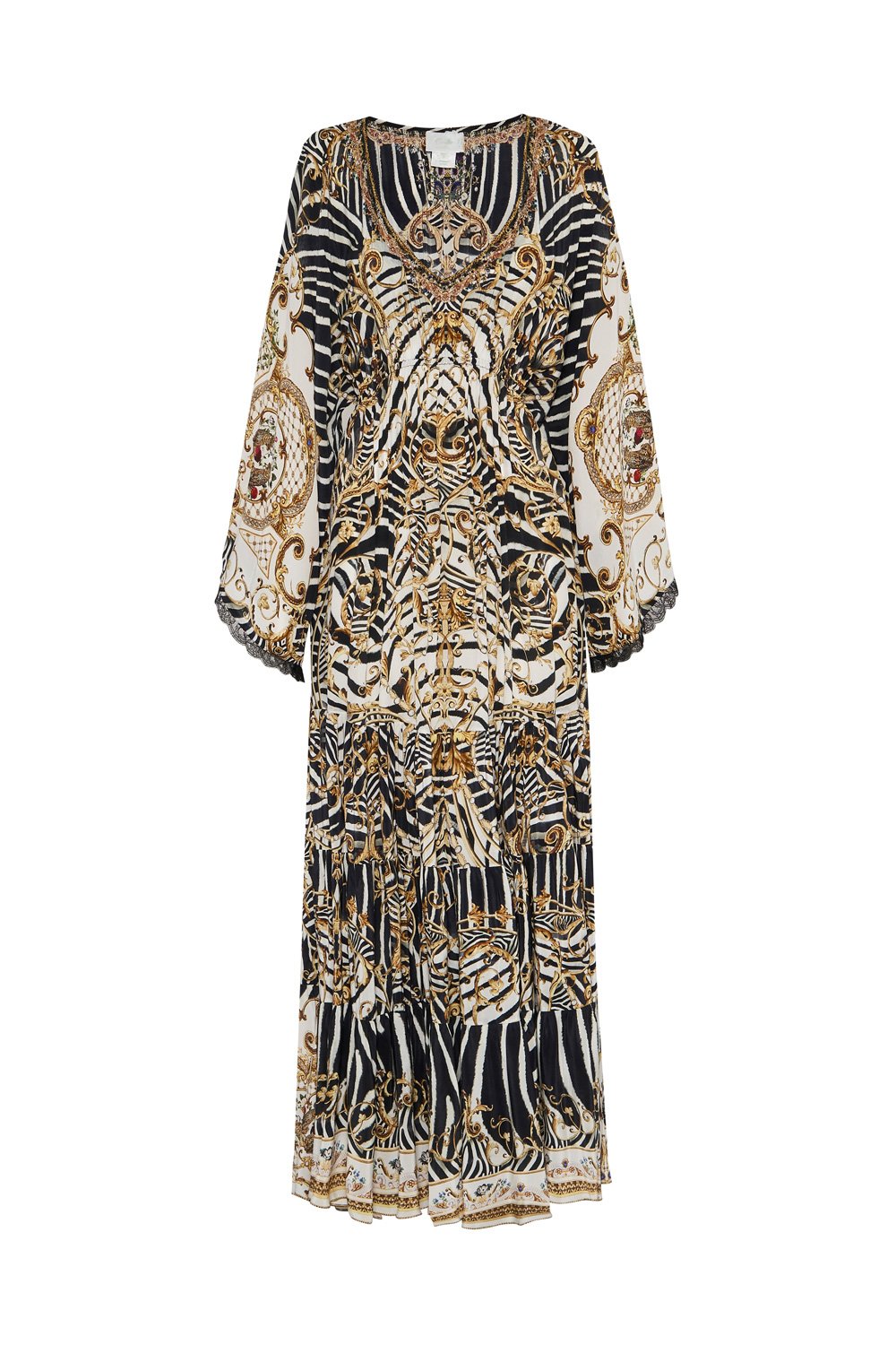 GATHERED PANEL DRESS NIGHT WAITING FOR DAY