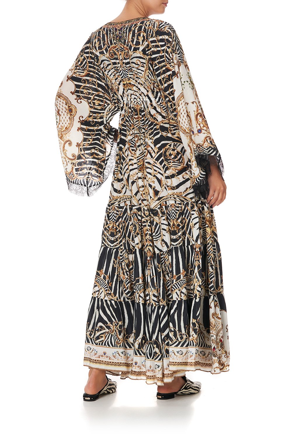 GATHERED PANEL DRESS NIGHT WAITING FOR DAY