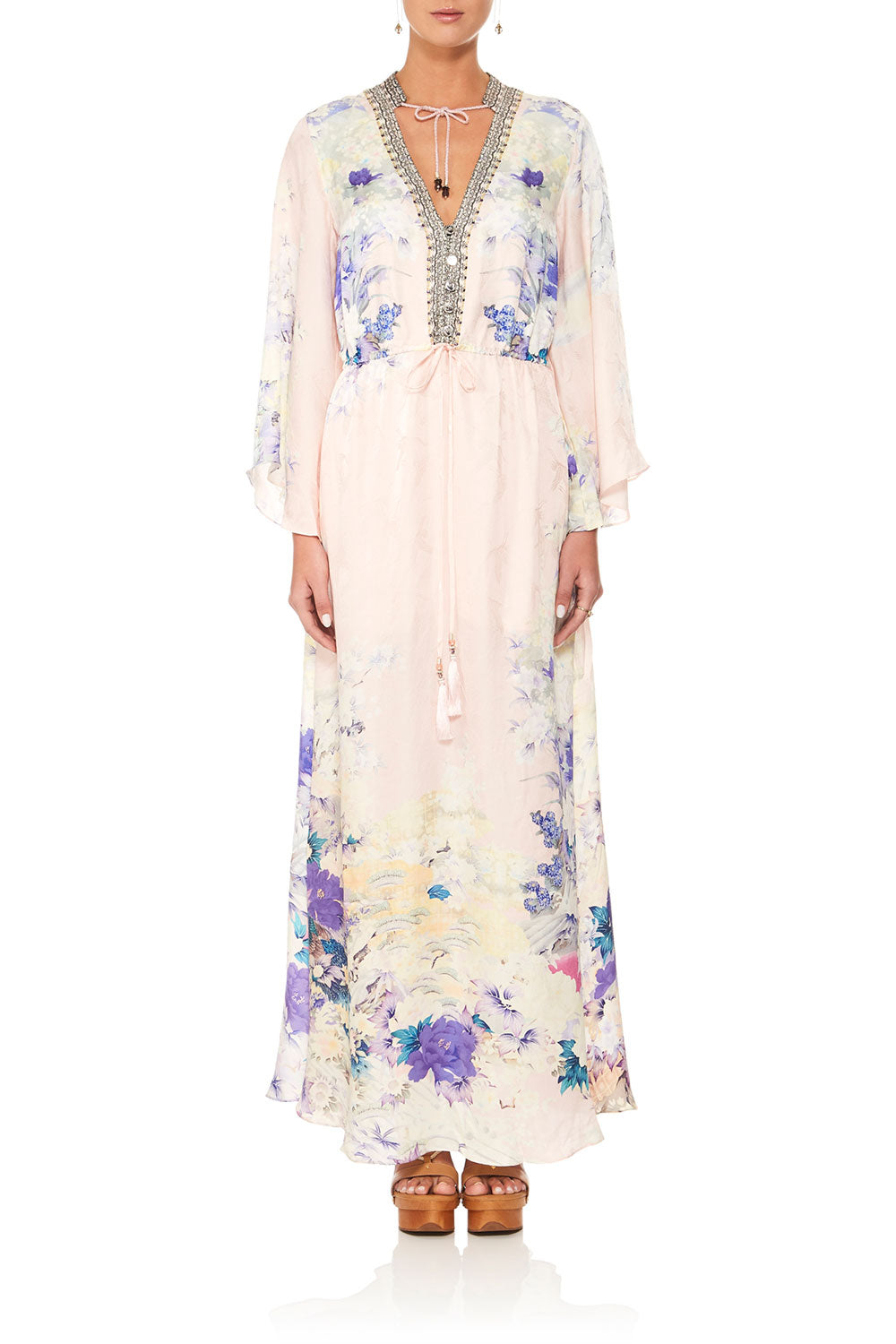 CAMILLA HARAJUKU HEIRESS DRAWSTRING BUTTON UP DRESS